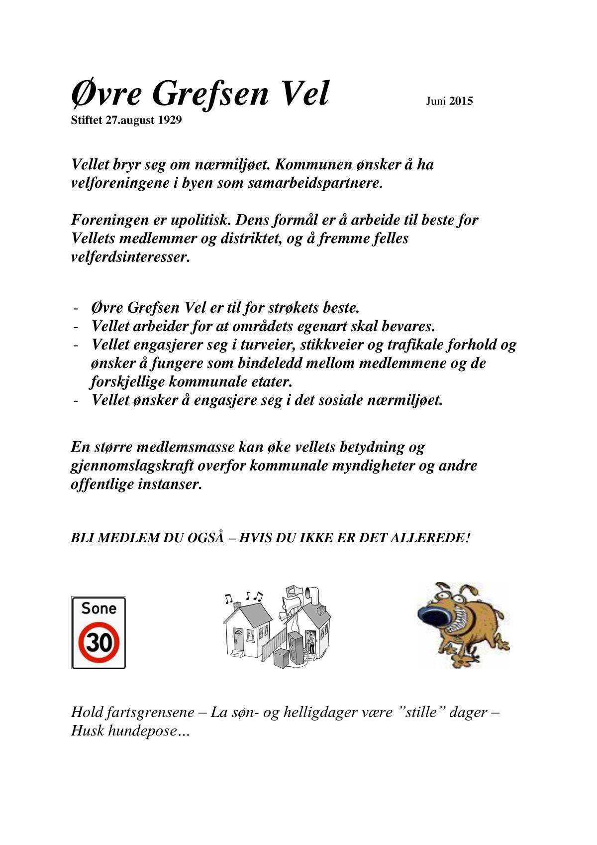 Årsmelding for 2014 (utgitt juni 2015), side 1 av 12