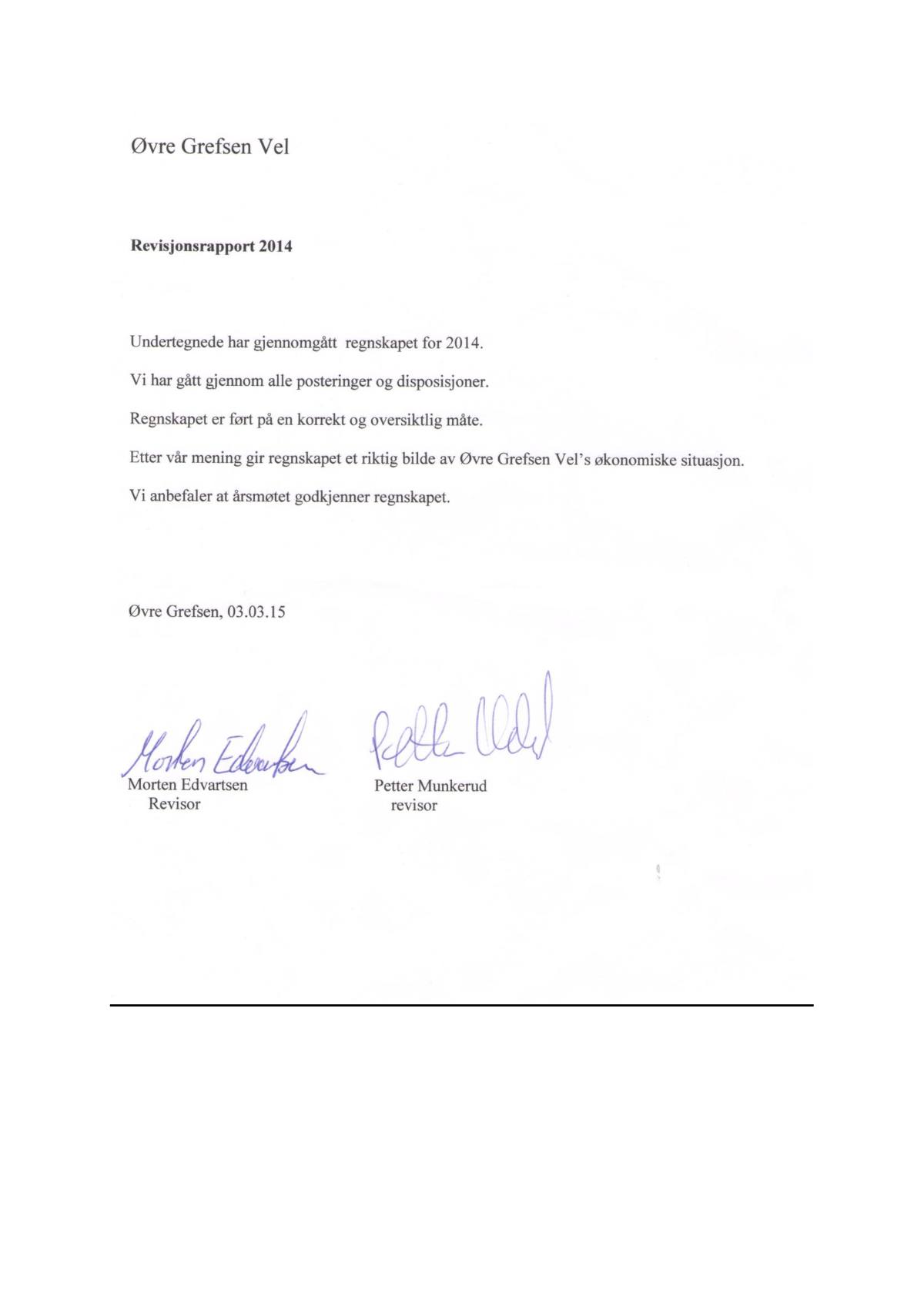 Årsmelding for 2014 (utgitt juni 2015), side 7 av 12